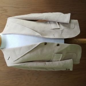 VTG 100% Camel Hair Tan Cream Khaki Sport Coat Mens Size 38